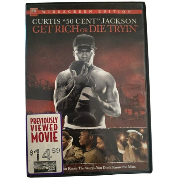 Curtis "50 Cent" Jackson Get Rich Or Die Tryin Widescreen Edition DVD - Picture 1 of 2